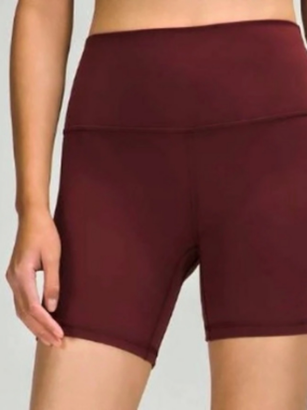 Lululemon Align 6" Shorts Burgundy